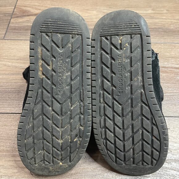 Koolaburra By UGG Kids' Victoria Short Boot Girl's Size 1 Black Suede Leather - Picture 4 of 8